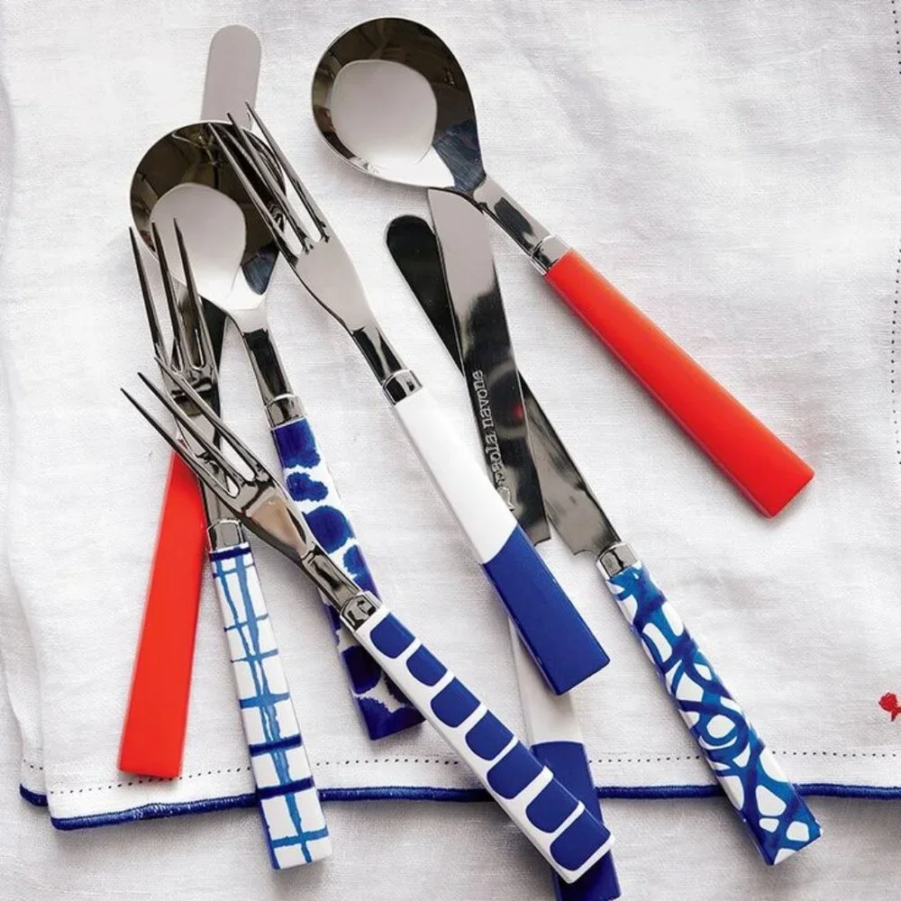 6pc Red Cutlery Flatware Set by Paola Navone for Crate & Barrel
